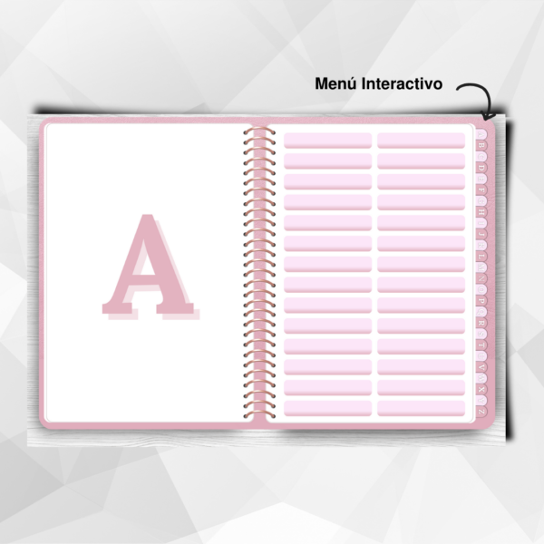 Agenda interactiva para salón de belleza