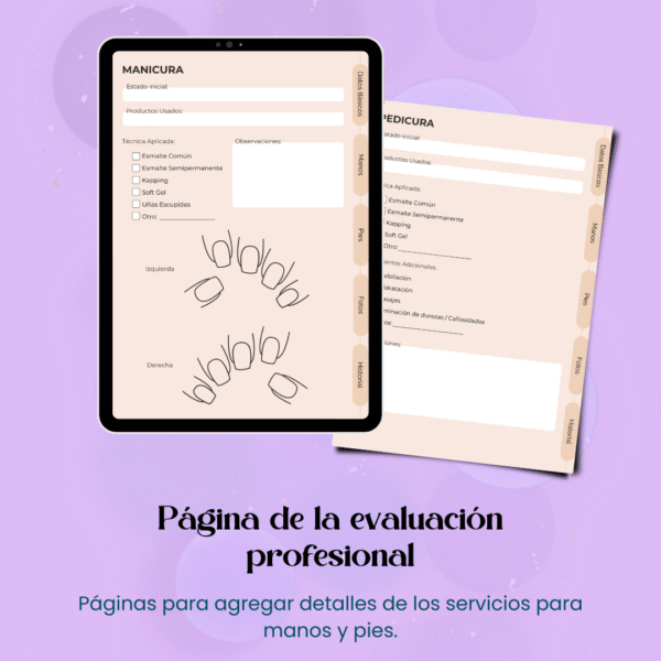 Ficha para Manicuristas Nude - Imagen 3