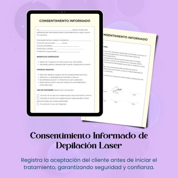 Ficha para Tratamientos Capilares - Imagen 3