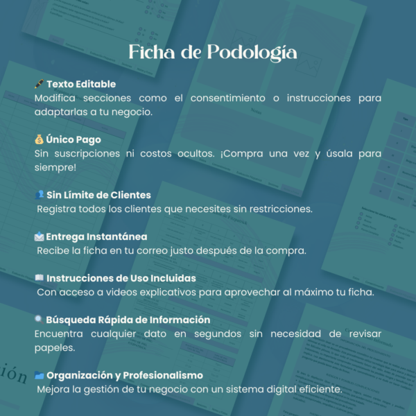 Ficha para Podología - Imagen 5