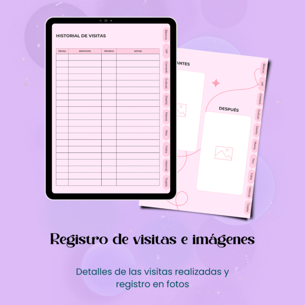 Ficha de Pestañas, cejas y uñas VIP - Imagen 4