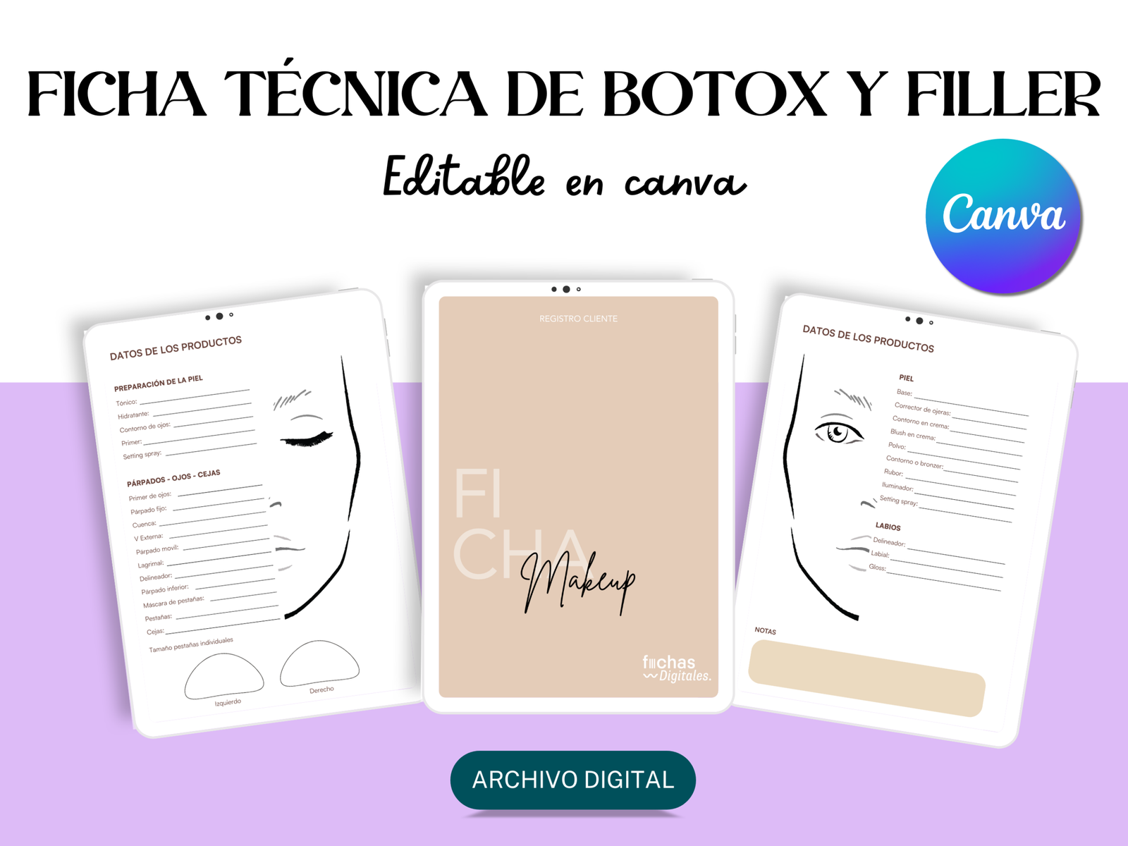 Ficha de Botox y Filler