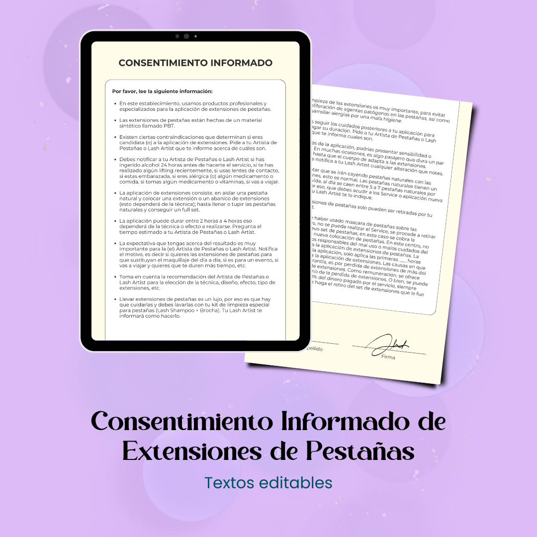 Ficha de Pestañas Gold - Imagen 3