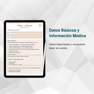Ficha de Botox y Filler