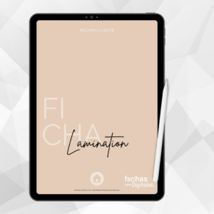 Ficha de Laminación de Cejas y Pestañas