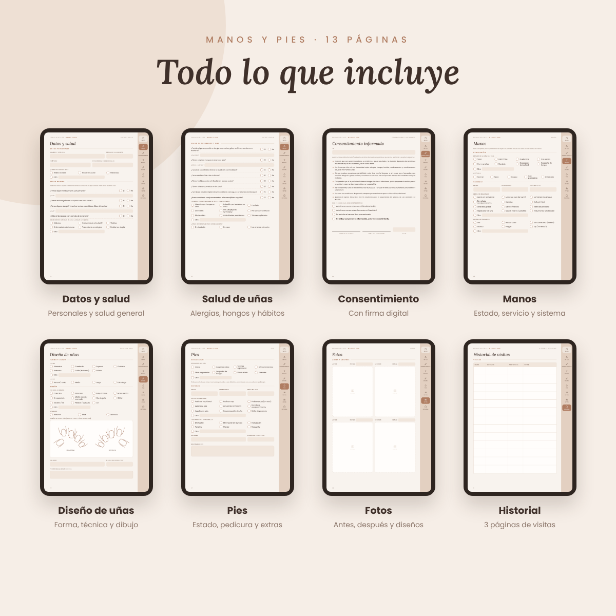 Ficha de Manos y Pies - Imagen 2