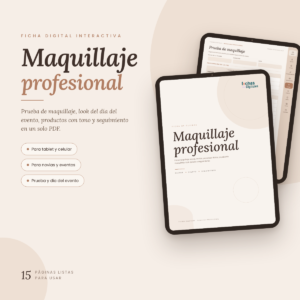 Ficha de Maquillaje Profesional